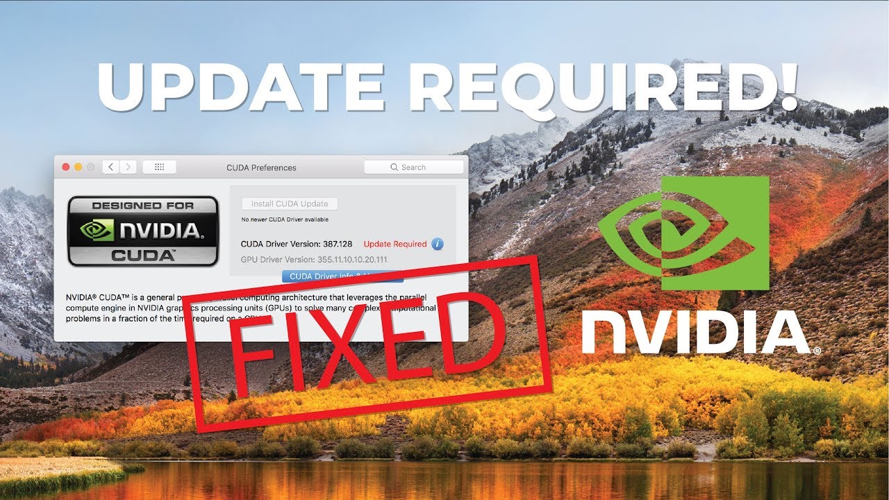 Nvidia Cuda For Mac Os X Release
